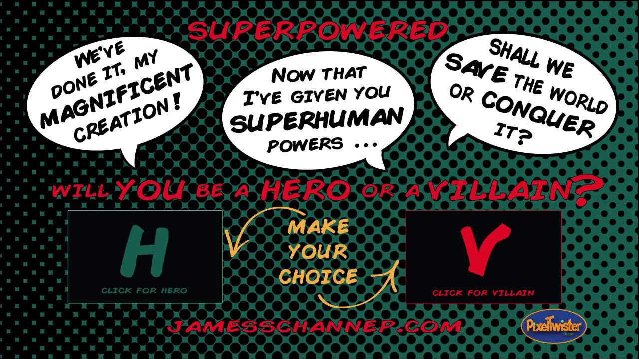 SUPERPOWERED Interactive Book Trailer