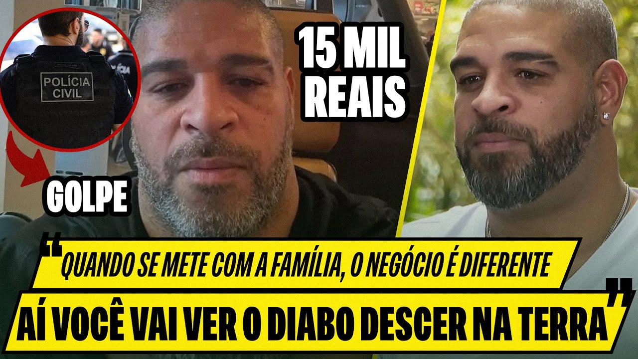 🚨POLÍCIA ATRÁS DO ESTELIONATÁRIO QUE DEU GOLPE NA MÃE DO ADRIANO! BREAKING NEWS DO LANCE!