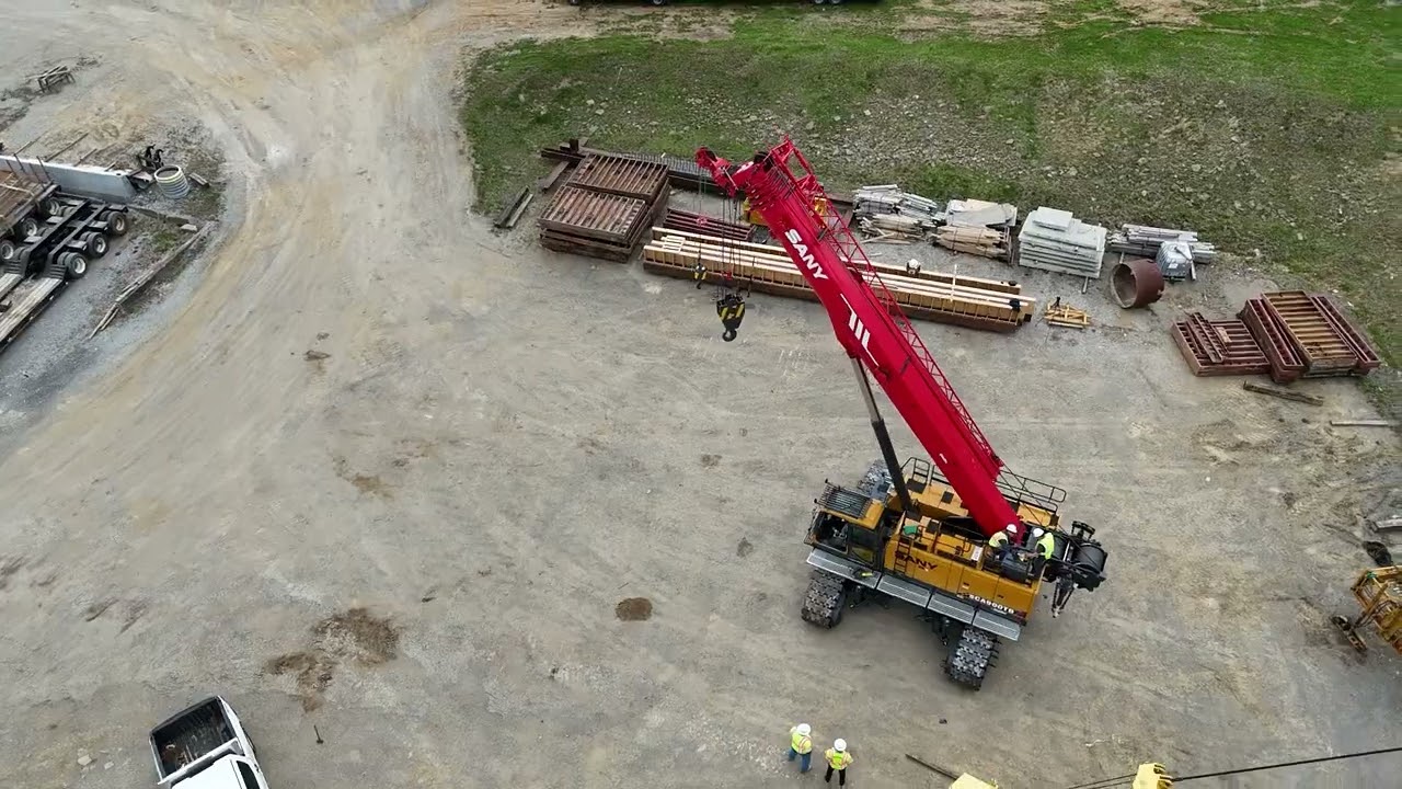 Sany Crane Assembly  | Haydon Bridge Company