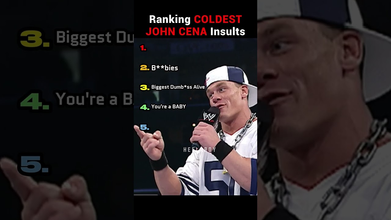 Ranking The COLDEST John Cena Insults!