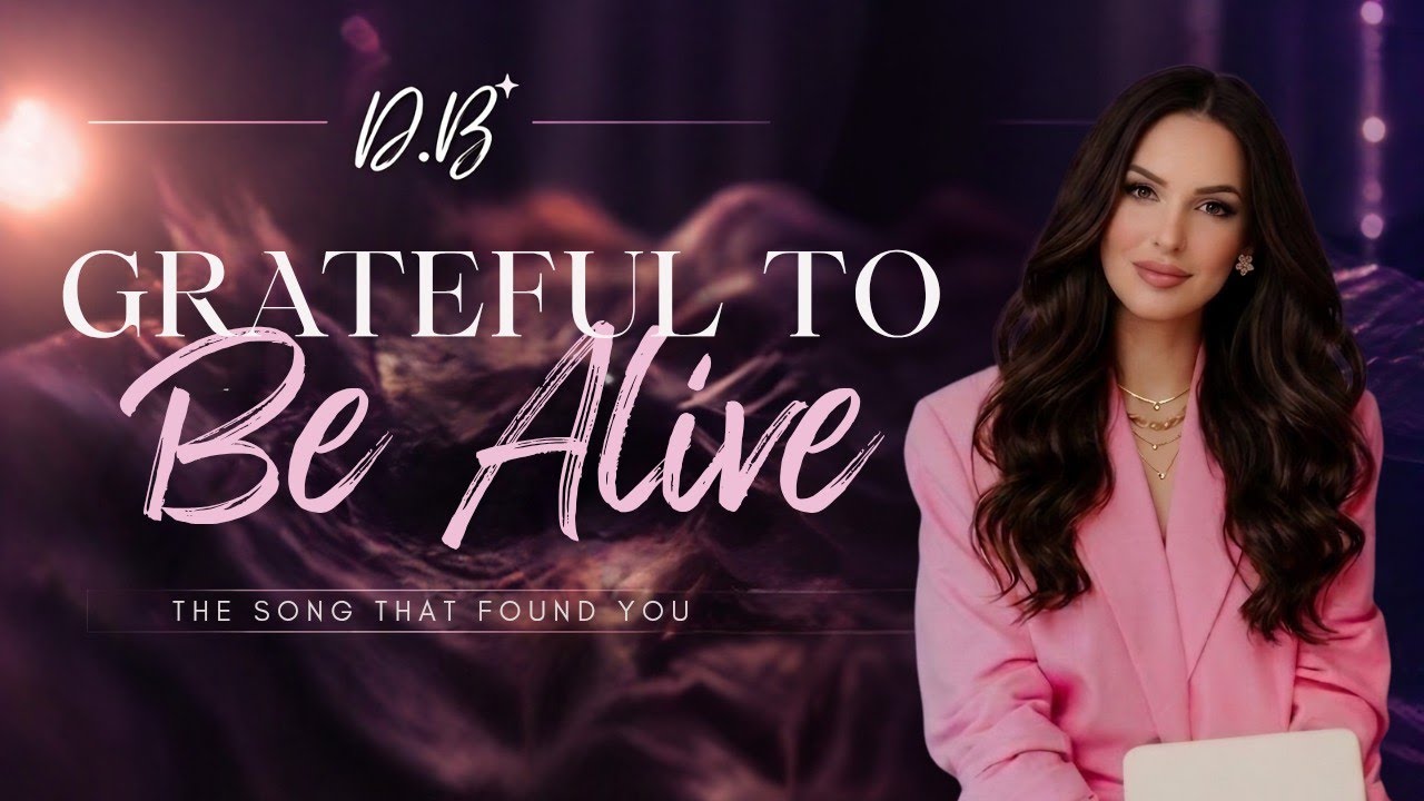 Grateful to Be Alive - D.B | Inspirational | Uplifting | Gratitude Song | Life Music 2025
