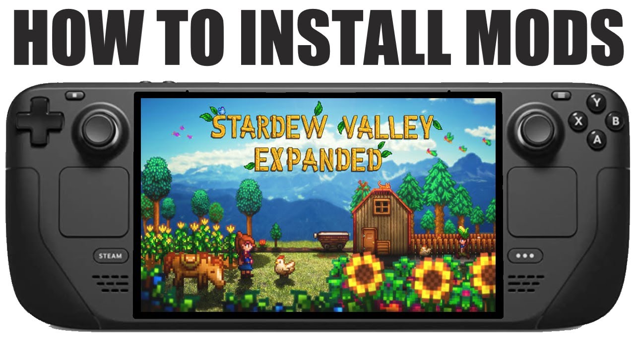 How to Modify Stardew Valley on Steam Deck | tutorial #stardewvalley