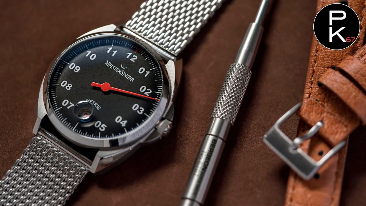 38mm MeisterSinger Metris Black ME902 Watch Review