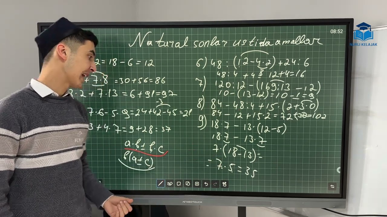 Matematika 0 dan | 1-dars | Diyorbek ustoz