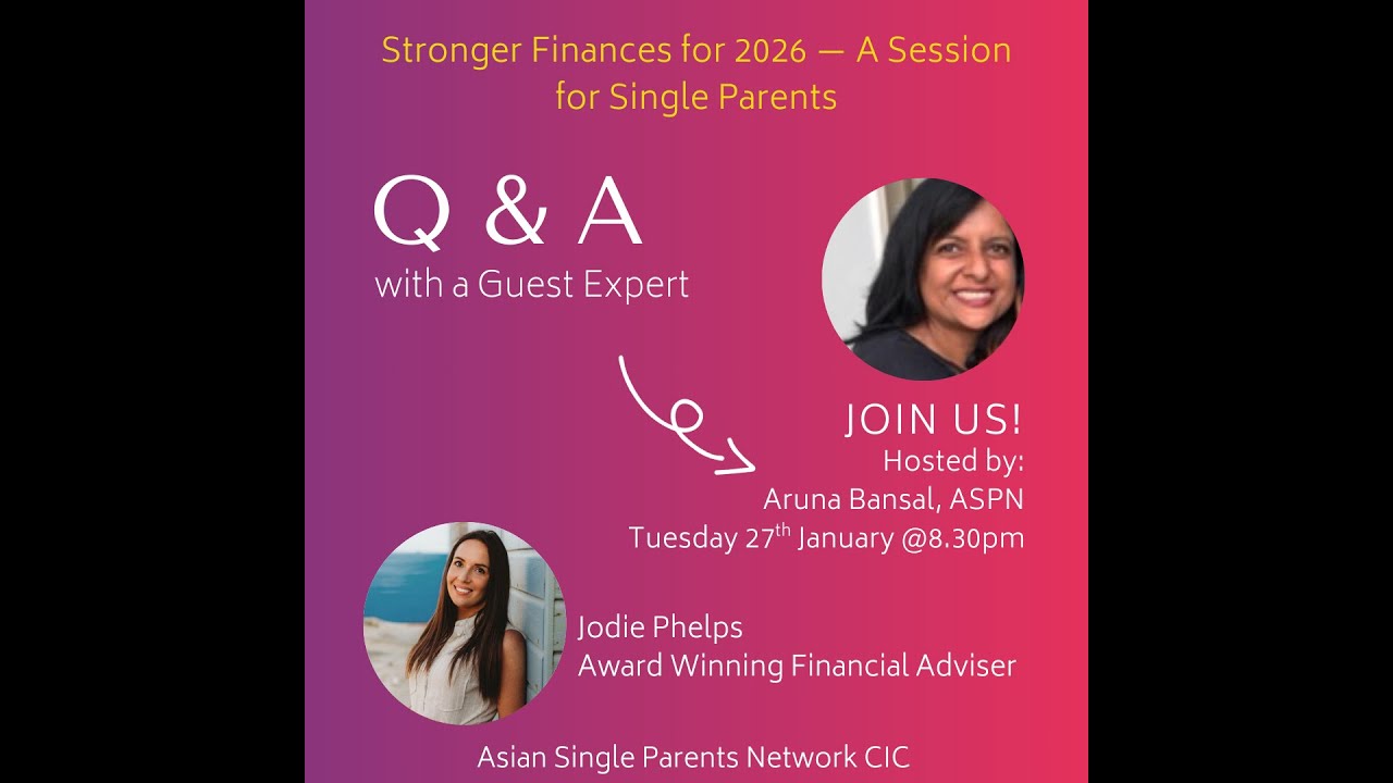 Stronger Finances for 2026 - A Session for Single Parents