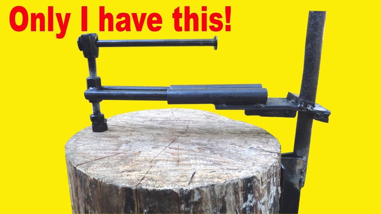 A creative idea for cutting with a grinder! How to make an original clamp