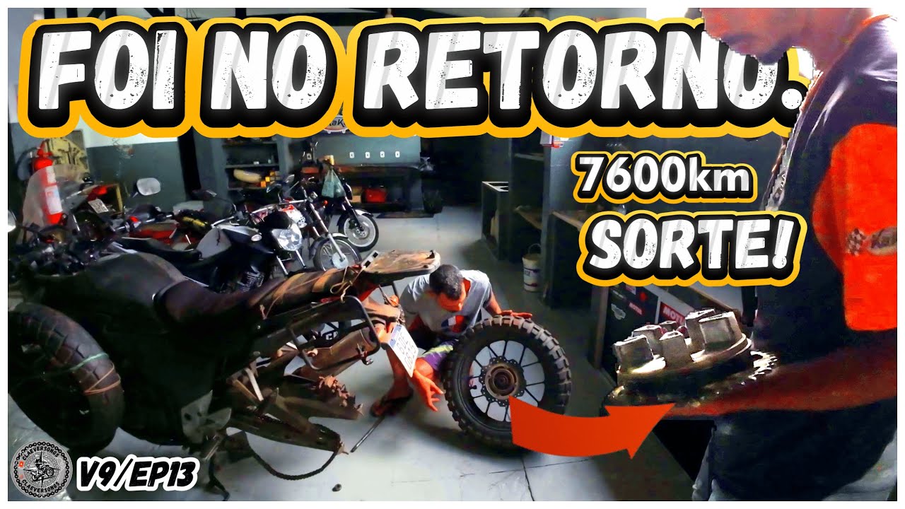 PODERIA SER FATAL! MAIS 1KM ESTOURAVA,DEPOIS DE 7600KM JÁ ERA DE SE ESPERAR.3 DIAS EM 1 VÍDEO.