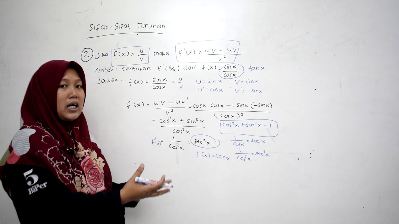TURUNAN FUNGSI TRIGONOMETRI - MATEMATIKA - KELAS 12