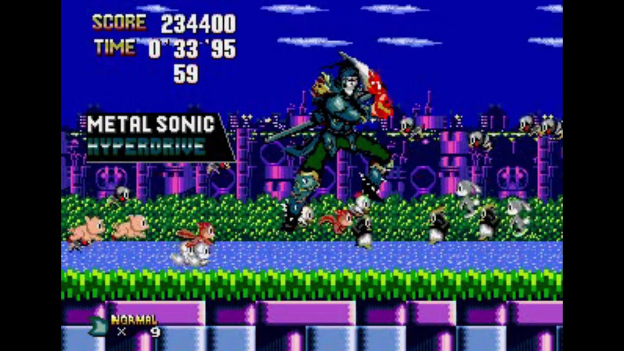 Sonic Hack Longplay - Metal Sonic Hyperdrive (Lone Devil)