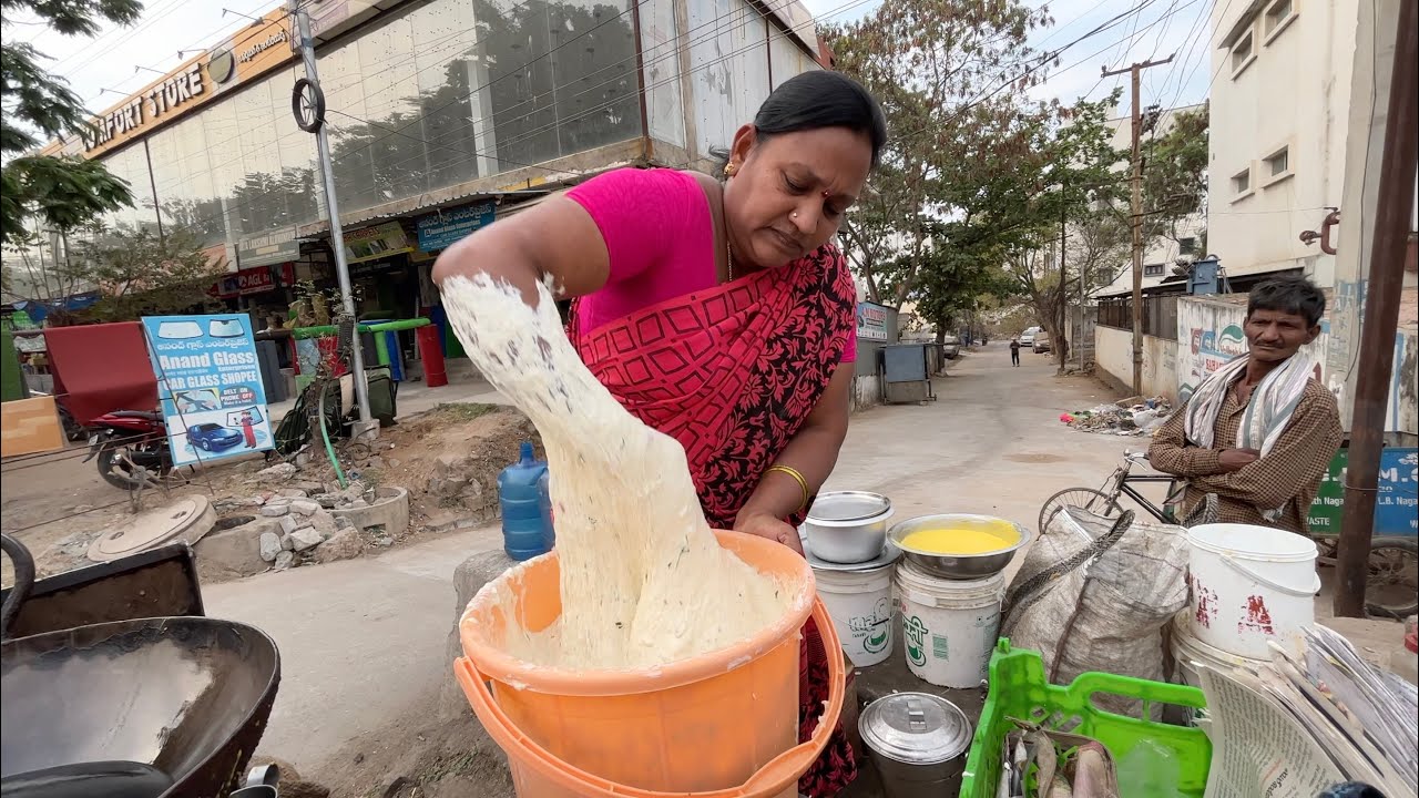 Rashmika Aunty Serves Mangalore Bajji | Indian Street Food
