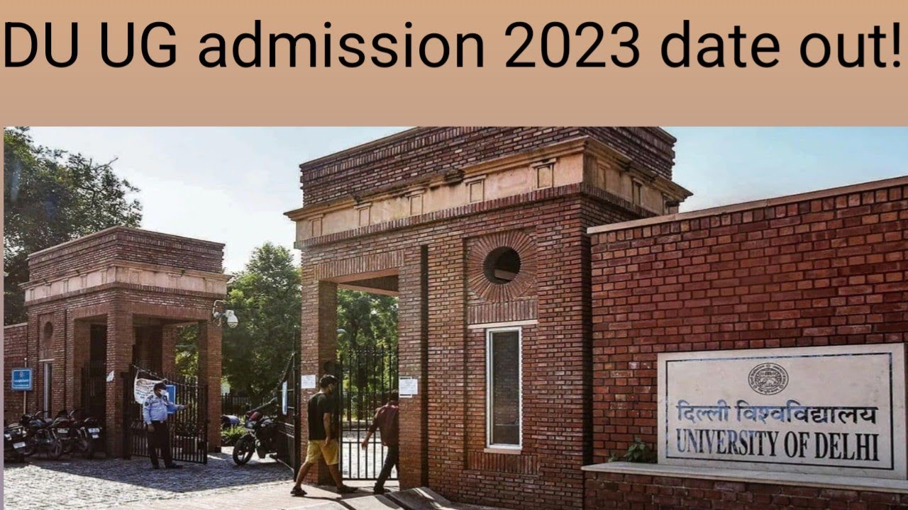CUET#DU UG admission 2023 date out