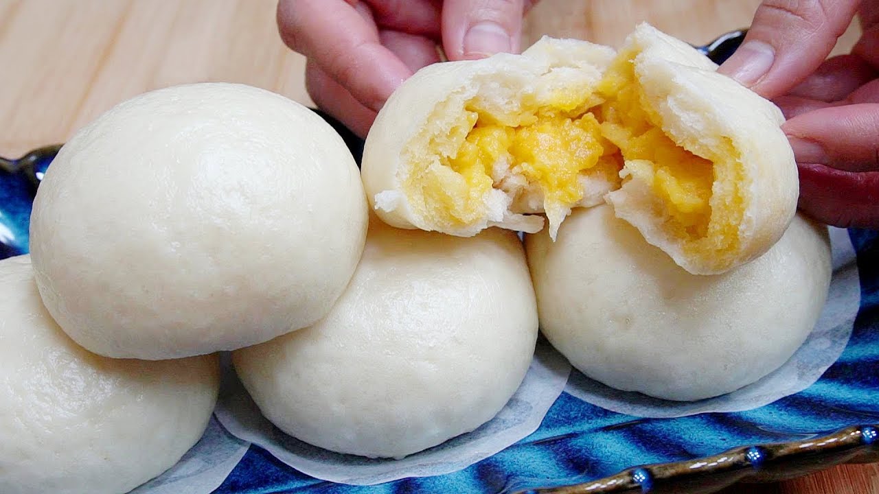 廣式流沙包，在家學著做，材料簡單易學，松軟餡又香，不用再去茶樓吃了【我是馬小壞】