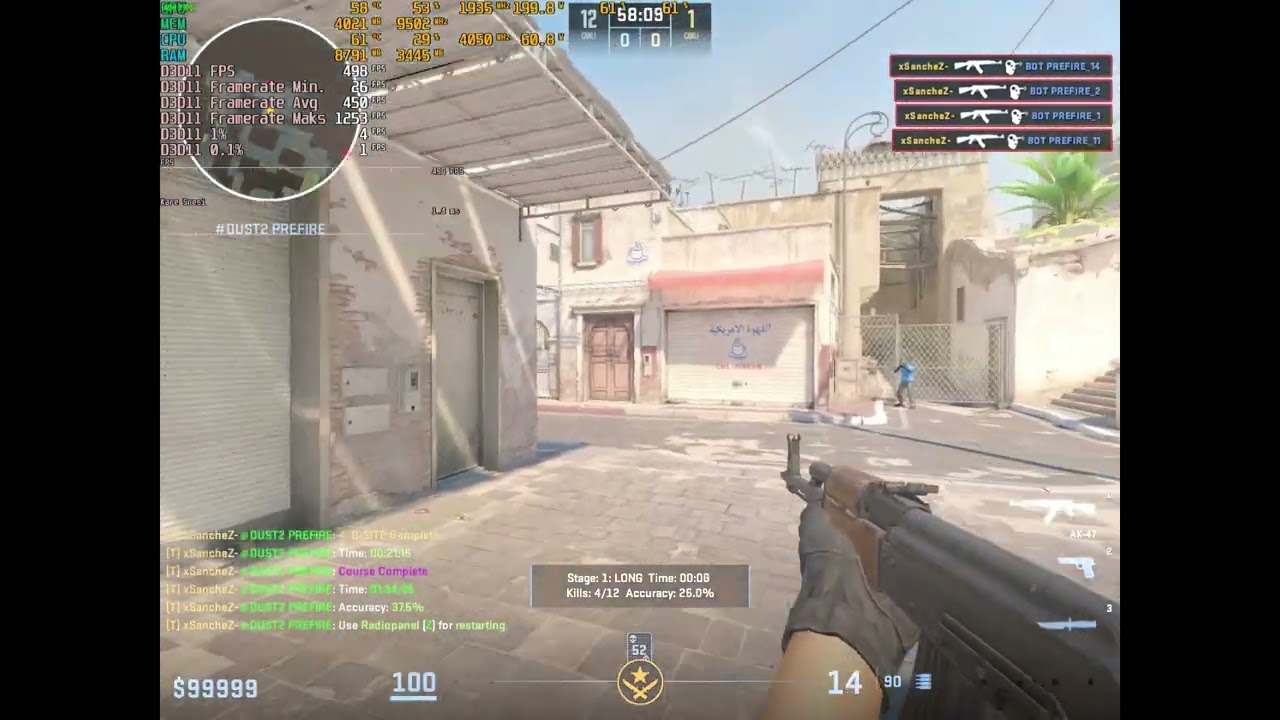CS2 RTX 3080 Ryzen 7 5700x3D Stuttering