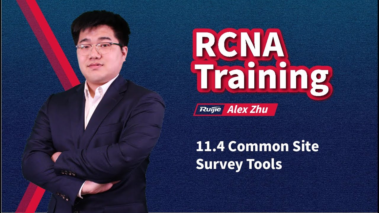 RCNA WLAN | Ruijie Training | 11.4 Common Site Survey Tools