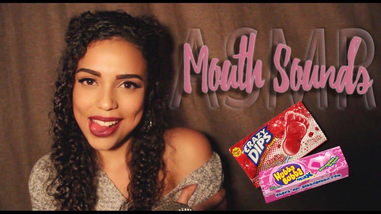 ASMR - Wet MOUTH SOUNDS {{ *lick, chew, POP, crackle* }}