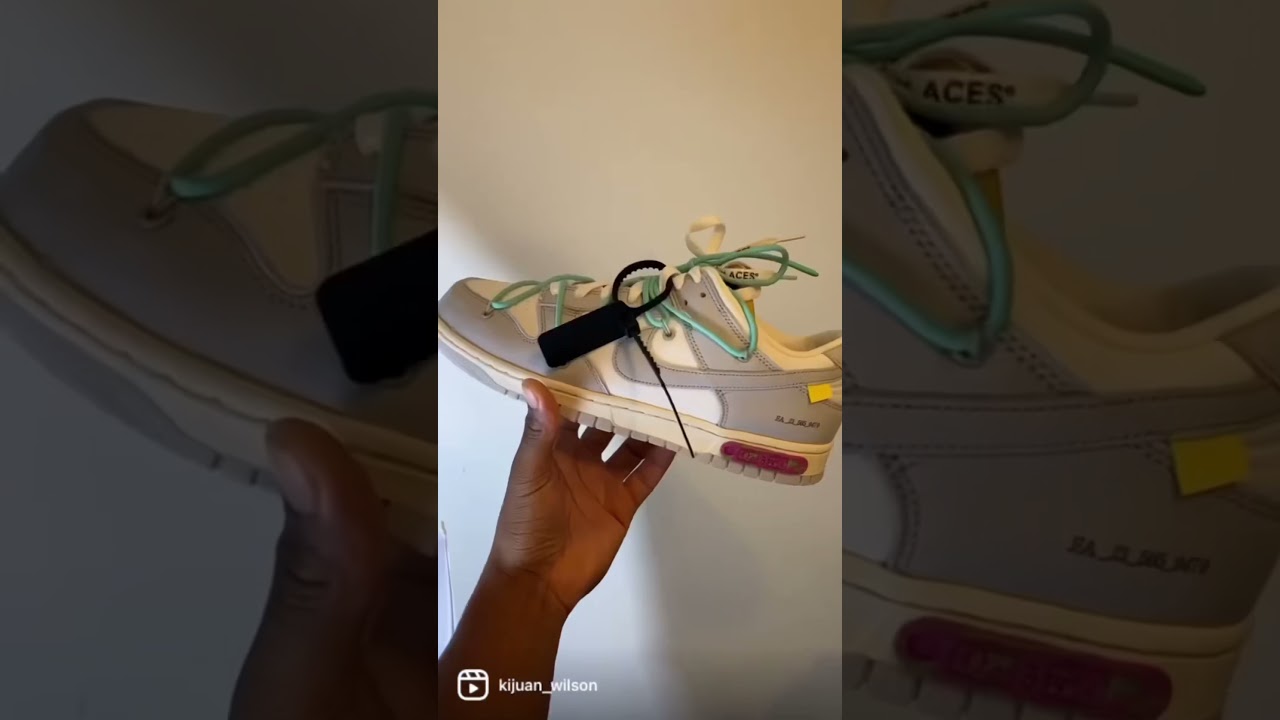 OFF WHITE x NIKE DUNK LOT 4 #offwhite #offwhitedunk #offwhitedunk50 #hypebeast #sneakerhead