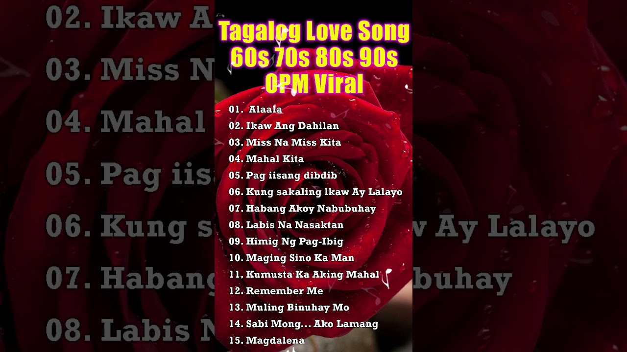 Top Original Tagalog Love Songs Nonstop 70s 80s 90s