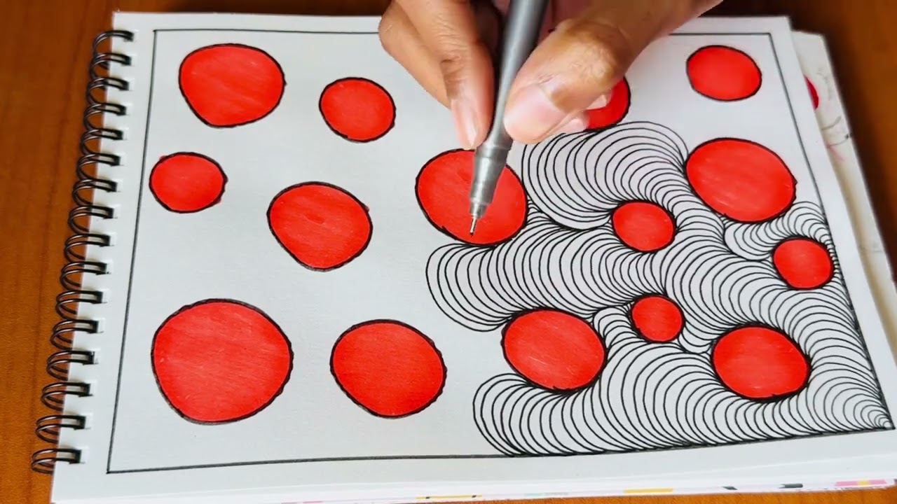 Watch Me Turn Lines Into Magic ✍️✨ | Satisfying Art Process