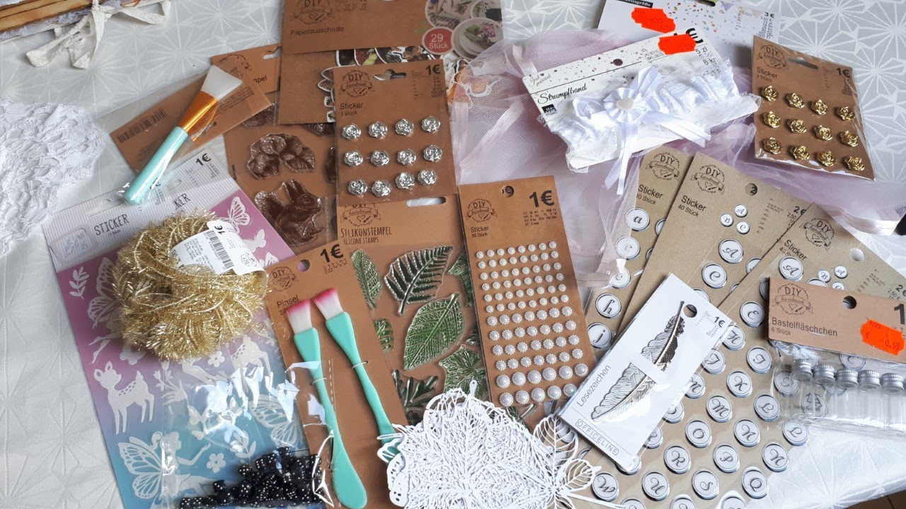 Bastel Haul Tedi / Action / Rossmann mit Deko Tip