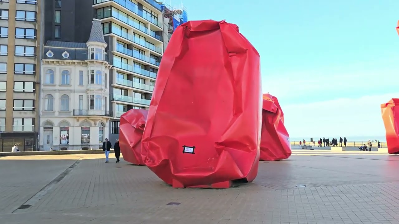 Dit is de (Vismarkt en) Zeedijk Oostende tot 4K HDR