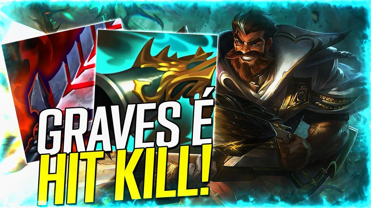 GRAVES É HITKILL! GAMEPLAY EXPLICATIVA Lol WILD RIFT