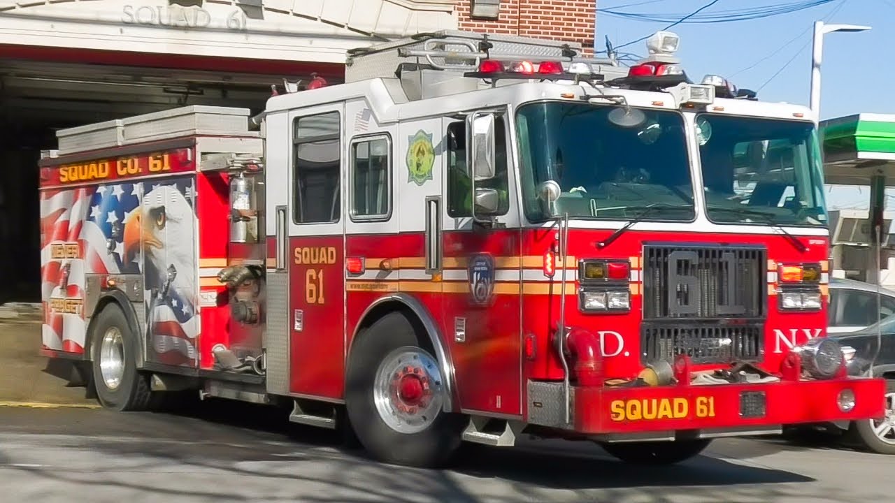 FDNY Squad 61 Responding in the Bronx