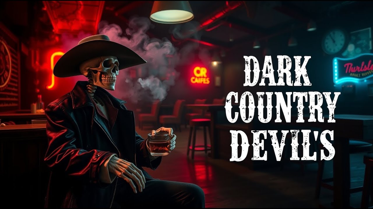 Dark Country Devil&rsquo;s 🔥 The Outlaw of Smoke and Sound | Skeleton Blues Rock in a Fiery Whiskey Caf&eacute;