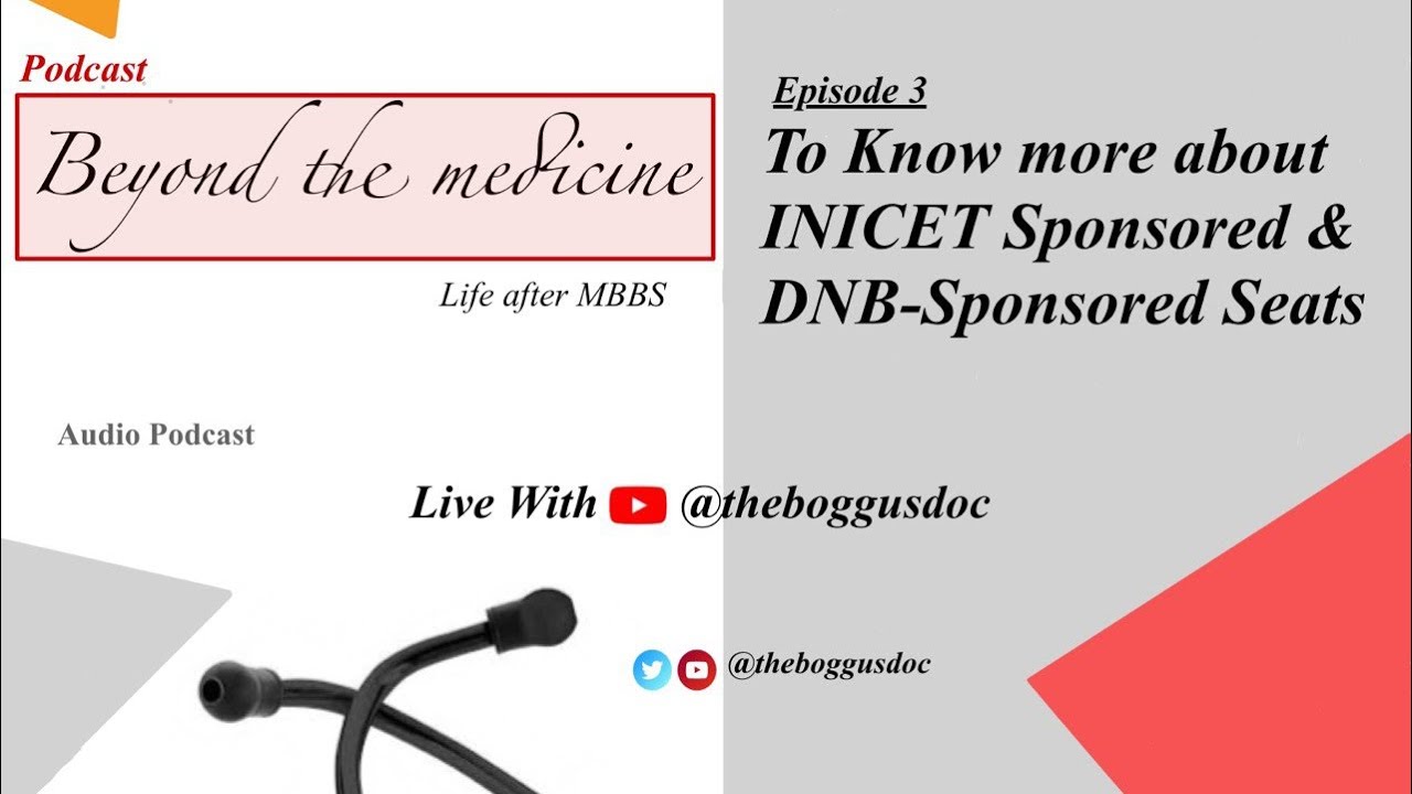 &ldquo;Sponsored Seats in DNB & INICET&rdquo; - Beyond the Medicine &ndash; Episode 3
