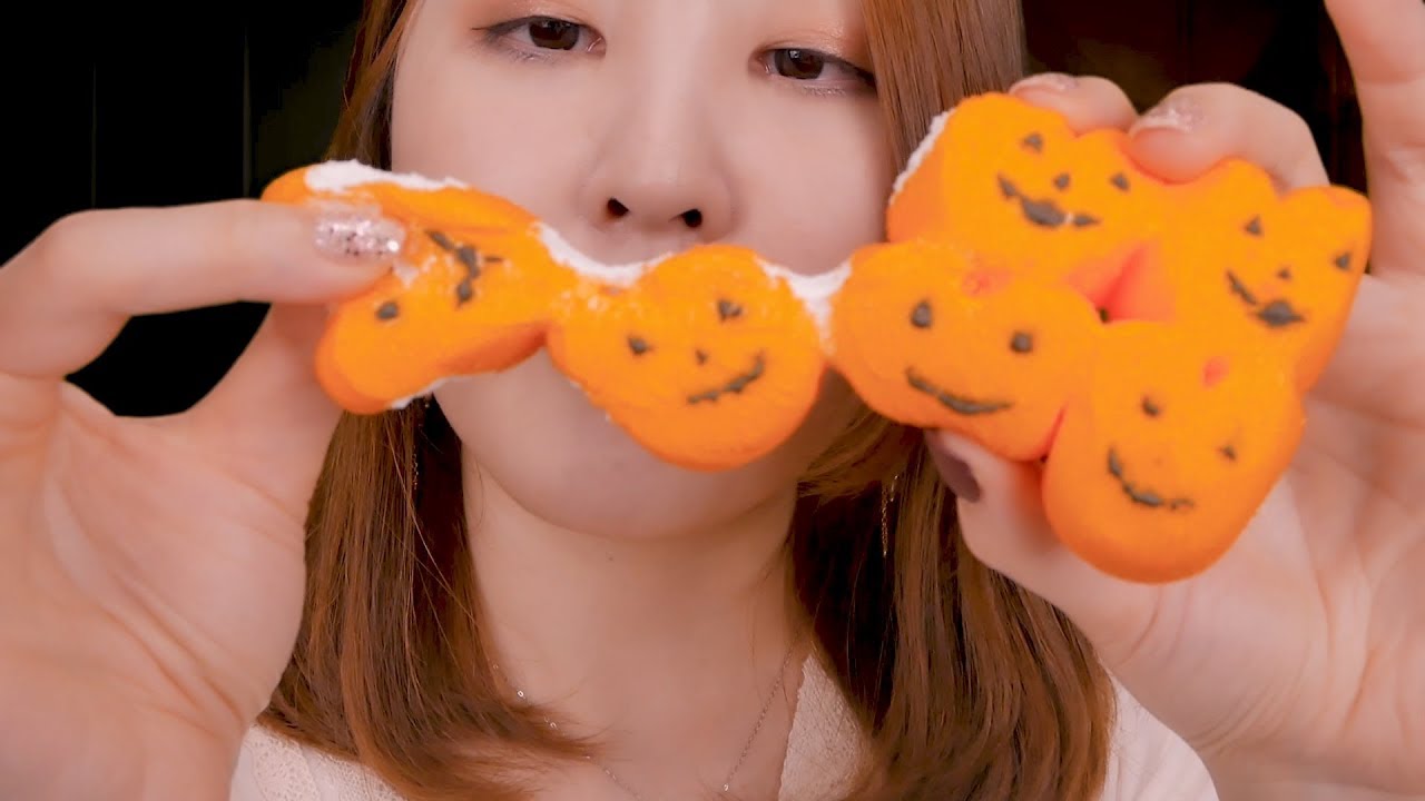 너무 좋아하는 핍스 할로윈 마시멜로 3세트｜Eating ASMR｜Peeps Halloween Marshmallow eating sounds｜mukbang｜eating show