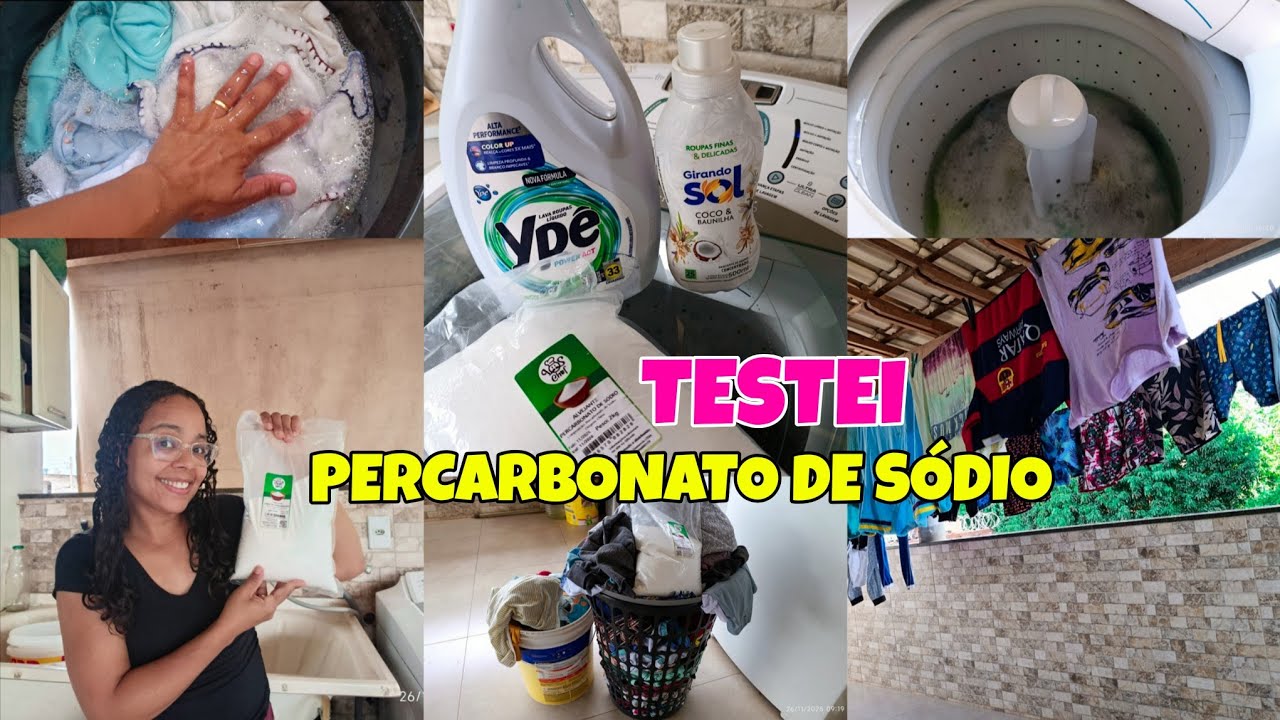 LAVANDO ROUPAS|TESTANDO O 