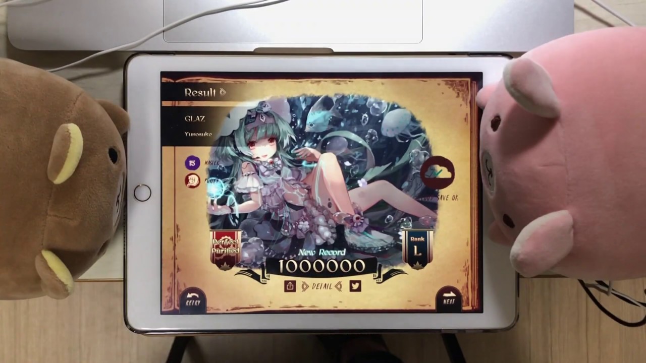 【神曲神譜妹子香(x】GLAZ (Master 15) Perfect Purified!!!【Lanota】