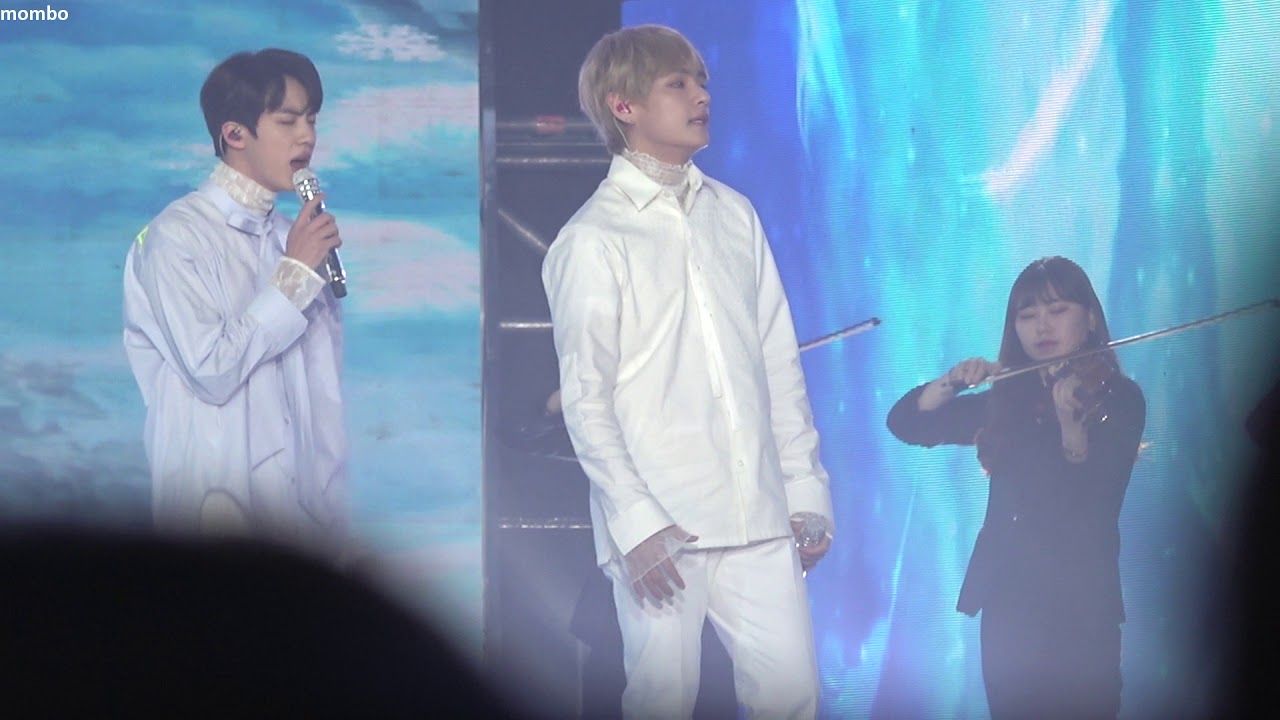 180110 골든디스크(golden disk) 방탄소년단(BTS)-봄날 뷔(V)focus