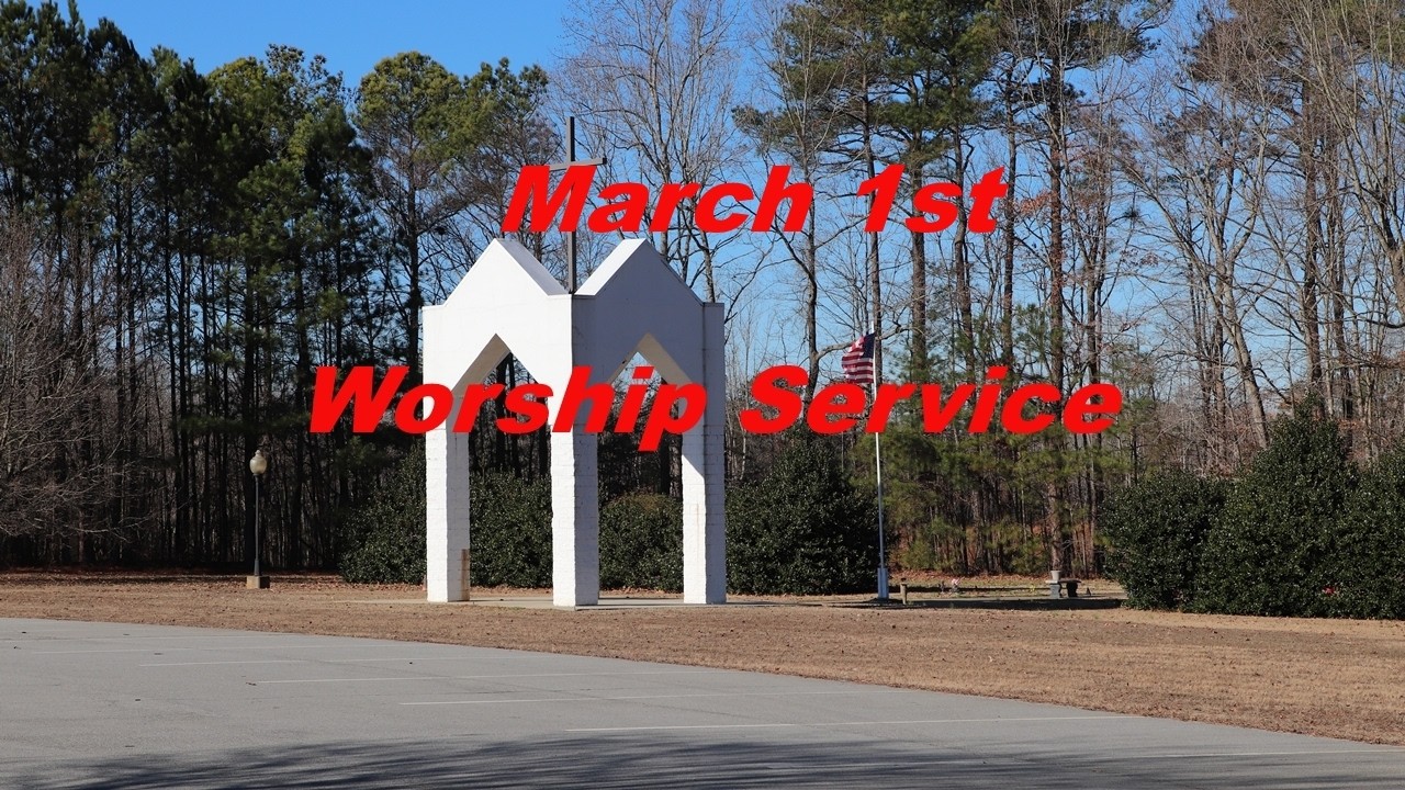 Worship Service at Lakeside  Lutheran Church, Littleton, North Carolina