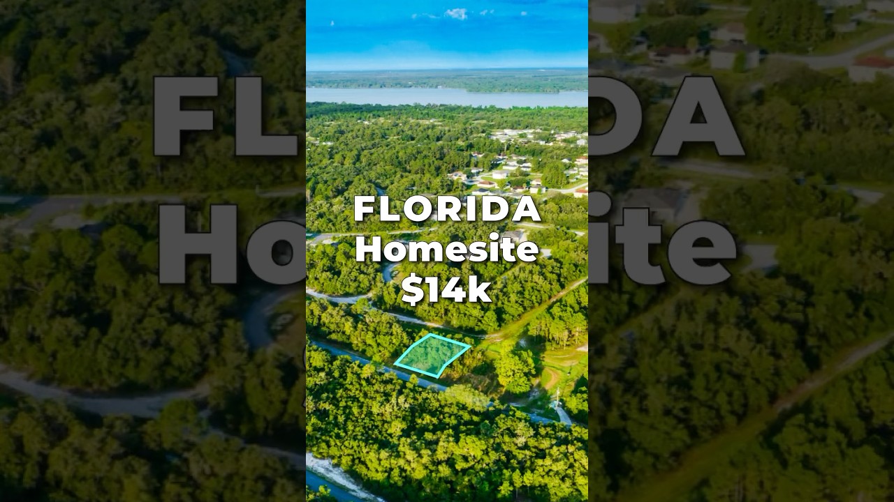 FLORIDA LAND for SALE with Power & Water for $14k &bull; LANDIO
