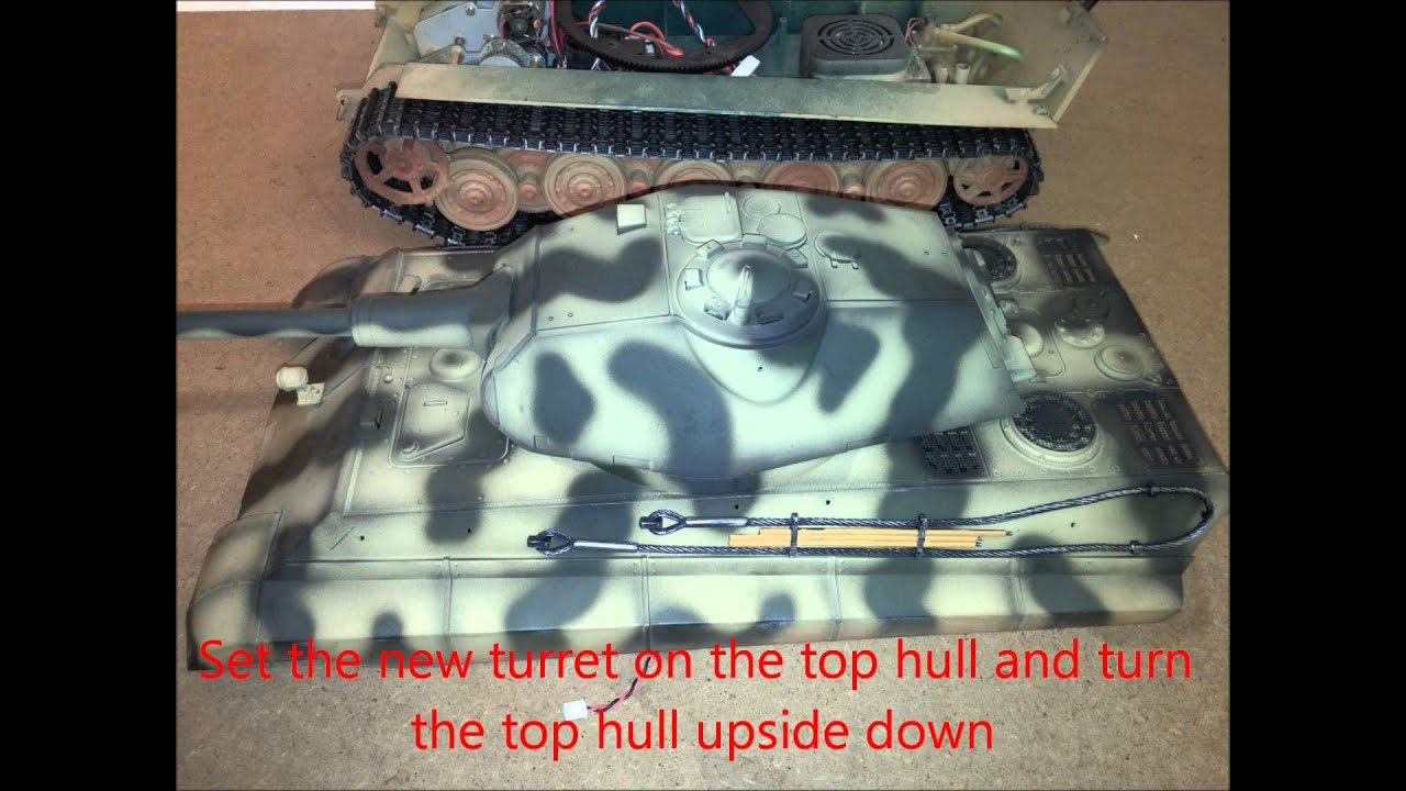 How to swap turrets on a Taigen Tank