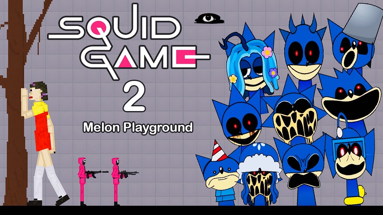 Squid Game In People Playground But All The Players Are SPRUNKI SONIC.EXE
