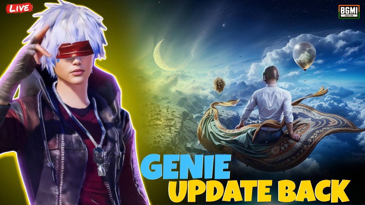 GENIE UPDATE IS  BACK 😀 OLD UPDATE BACK | 120 FPS | SIG IS LIVE | #bgmilive #newupdate #sigislive