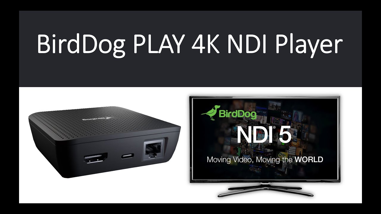 BirdDog Play NDI a HDMI - Test