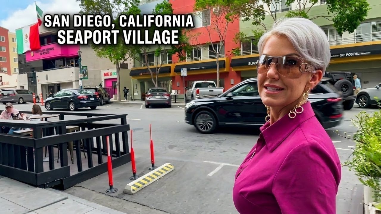 San Diego’s Hidden Gem! Exploring Seaport Village 🌊 Shops, Food & Views