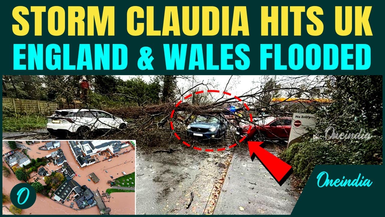 Storm Claudia DEVASTATES UK| Chaos & Disruption as Wales & England FLOODED| UK SHIVERS at -7 Degrees
