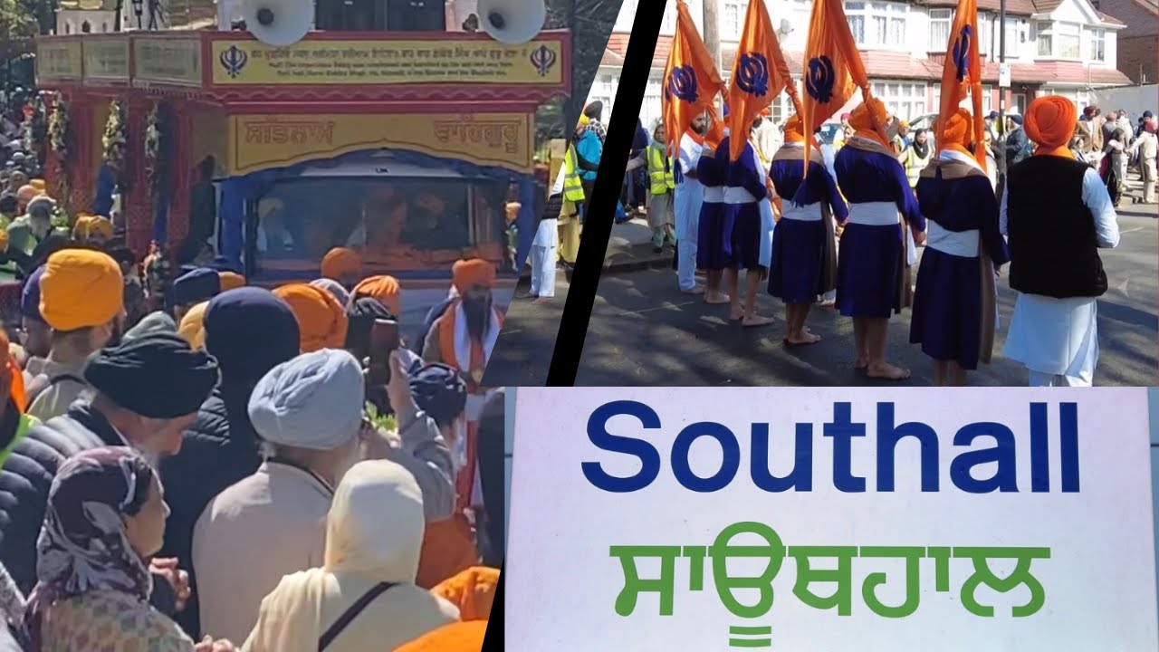 Southall Nagar Kirtan 06.04.2025 | Vaisakhi | London | UK | Sikhi | 4K
