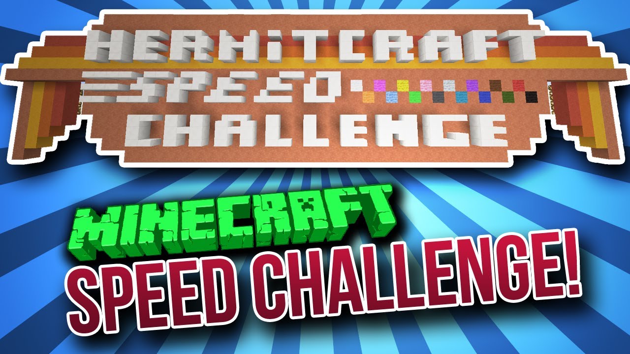 Minecraft Speed Challenge - (Hermitcraft Colorwheel)