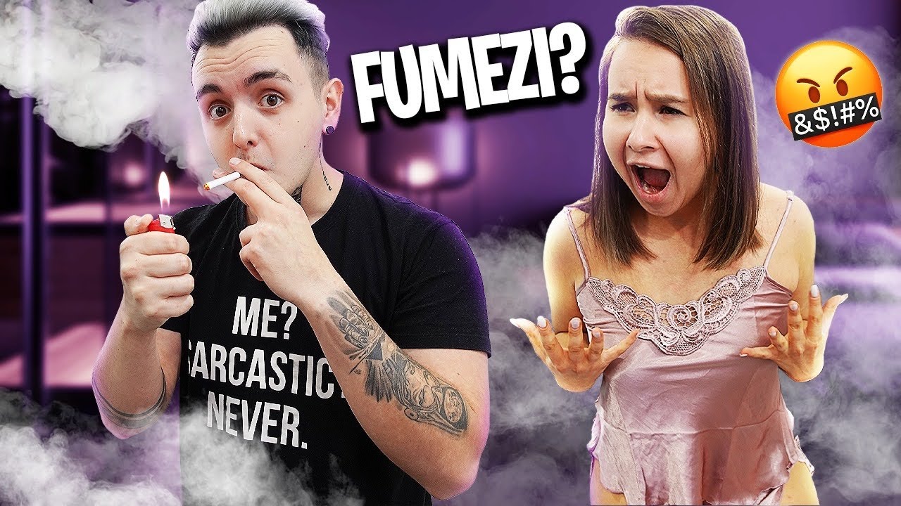 FUMEZ ÎN FAȚA IUBITEI  *prank*