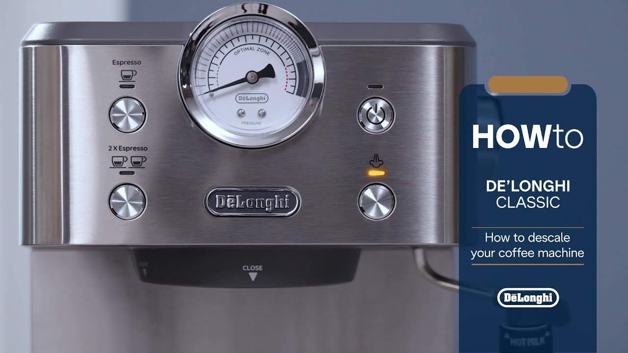 De'Longhi Classic  | How to descale your coffee machine