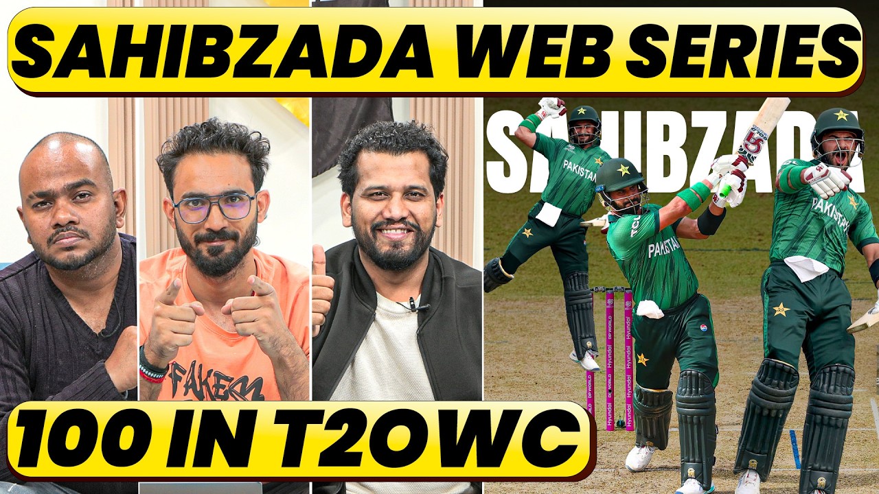 DOCUMENTARY BOY SAHIBZADA FARHAN'S CENTURY IN MUST WIN GAME. 2ND HUNDRED IN T20WC FOR PAKISTAN