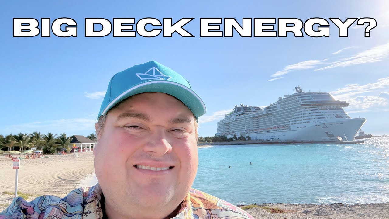 Экскурсия по палубам круизного лайнера MSC Grandiosa — новейшего судна Америки.