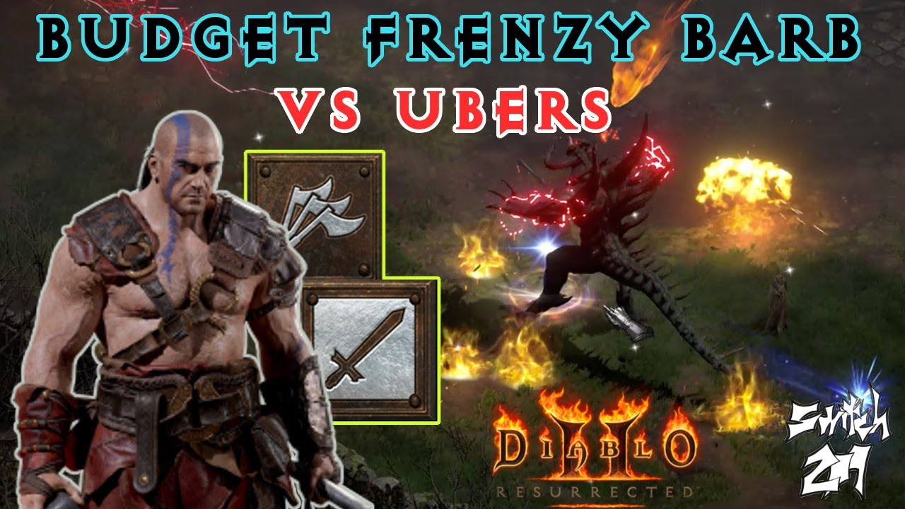 Budget Frenzy Barb vs Ubers: Budget Items, NO BUDGET On The Fun! - Diablo 2 Resurrected