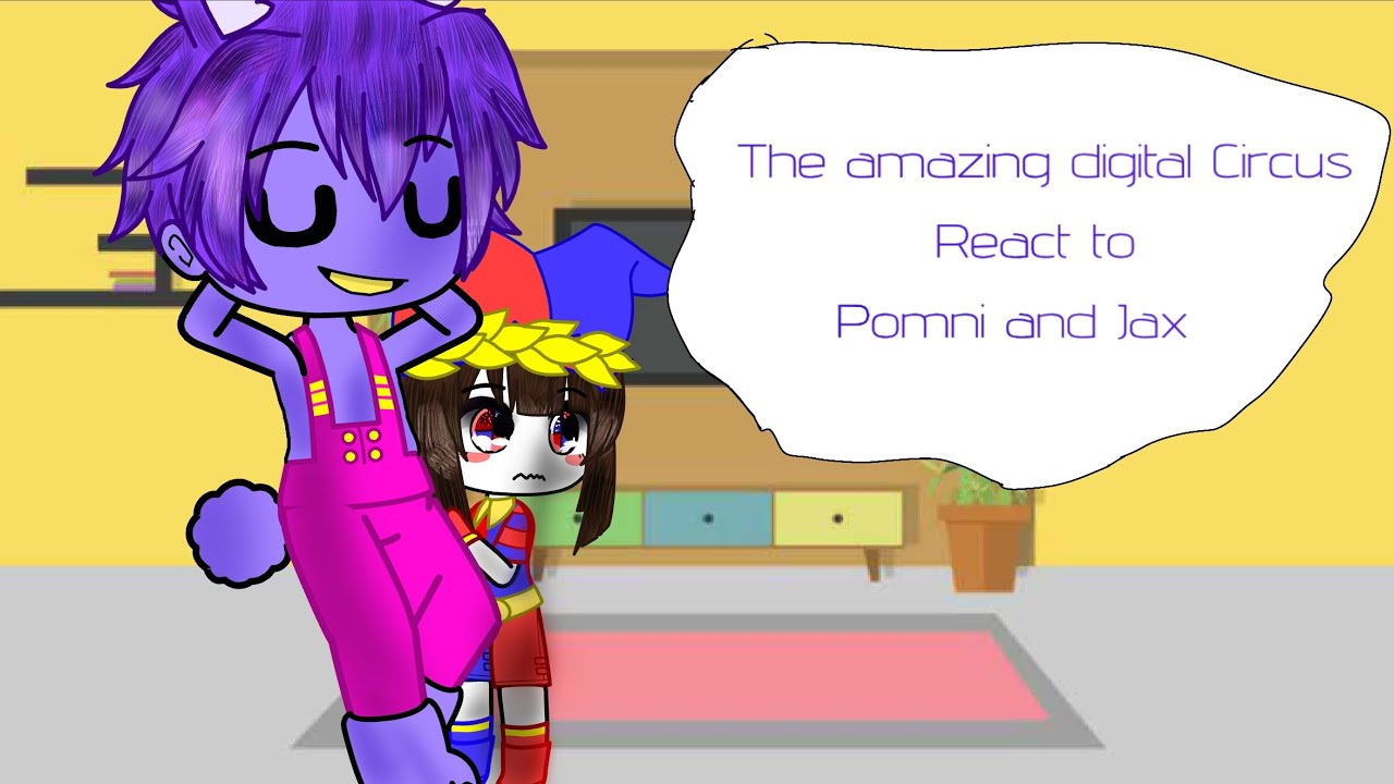 The amazing digital circus react to pomni and jax / watch at 2x speed