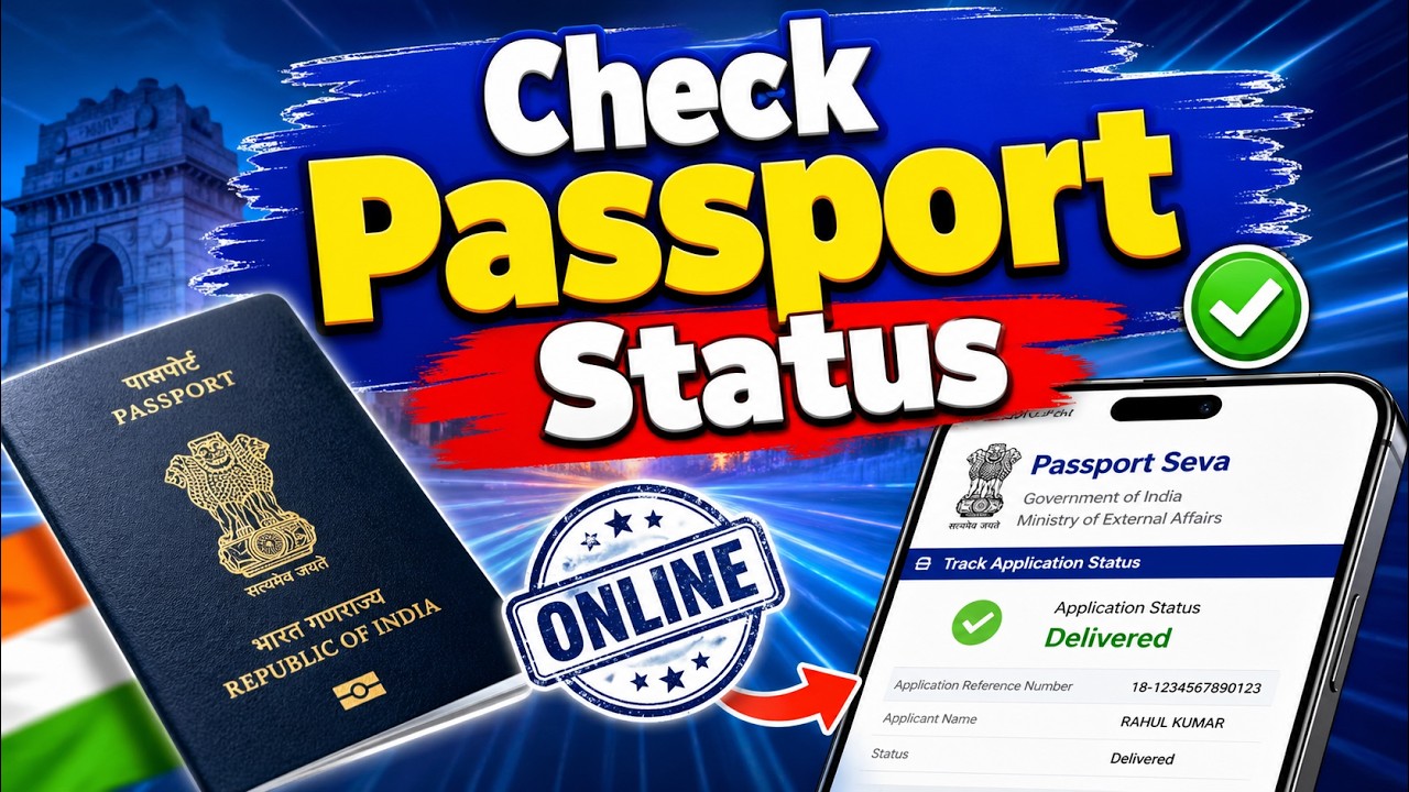 How to Check Passport Status Online in India | Track Application Status - Passport Seva