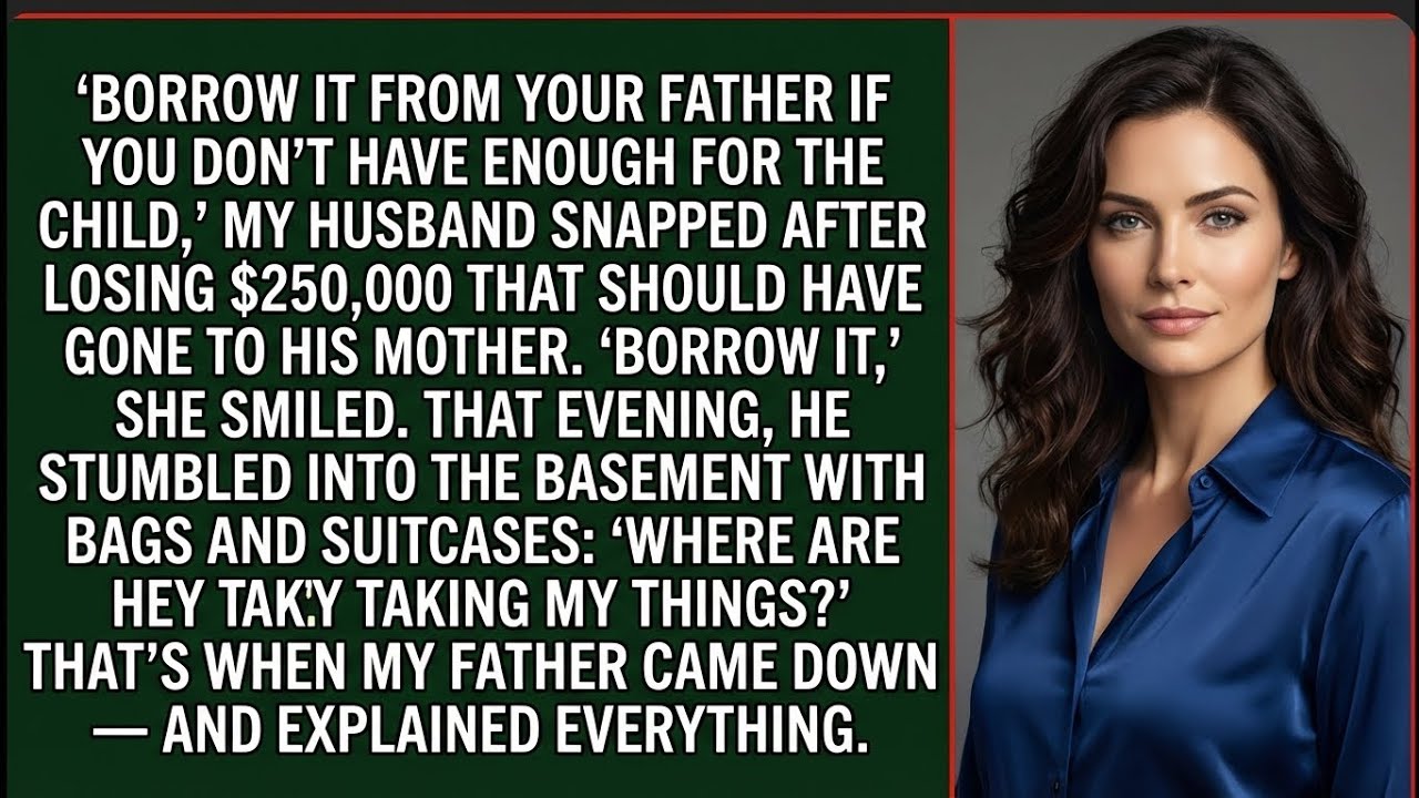 “Borrow from your dad for the baby,” said my husband who sent his pay to mom